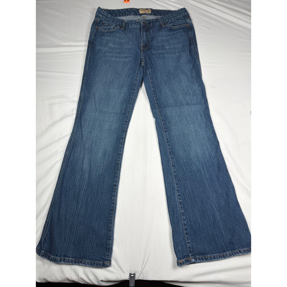 Steve & Barry's Y2K Vintage Women's Flare Leg Jeans Medium Wash Blue Denim 30x29